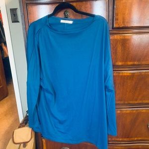 Blue boatneck tunic